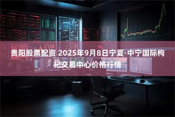 贵阳股票配资 2025年9月8日宁夏·中宁国际枸杞交易中心价格行情